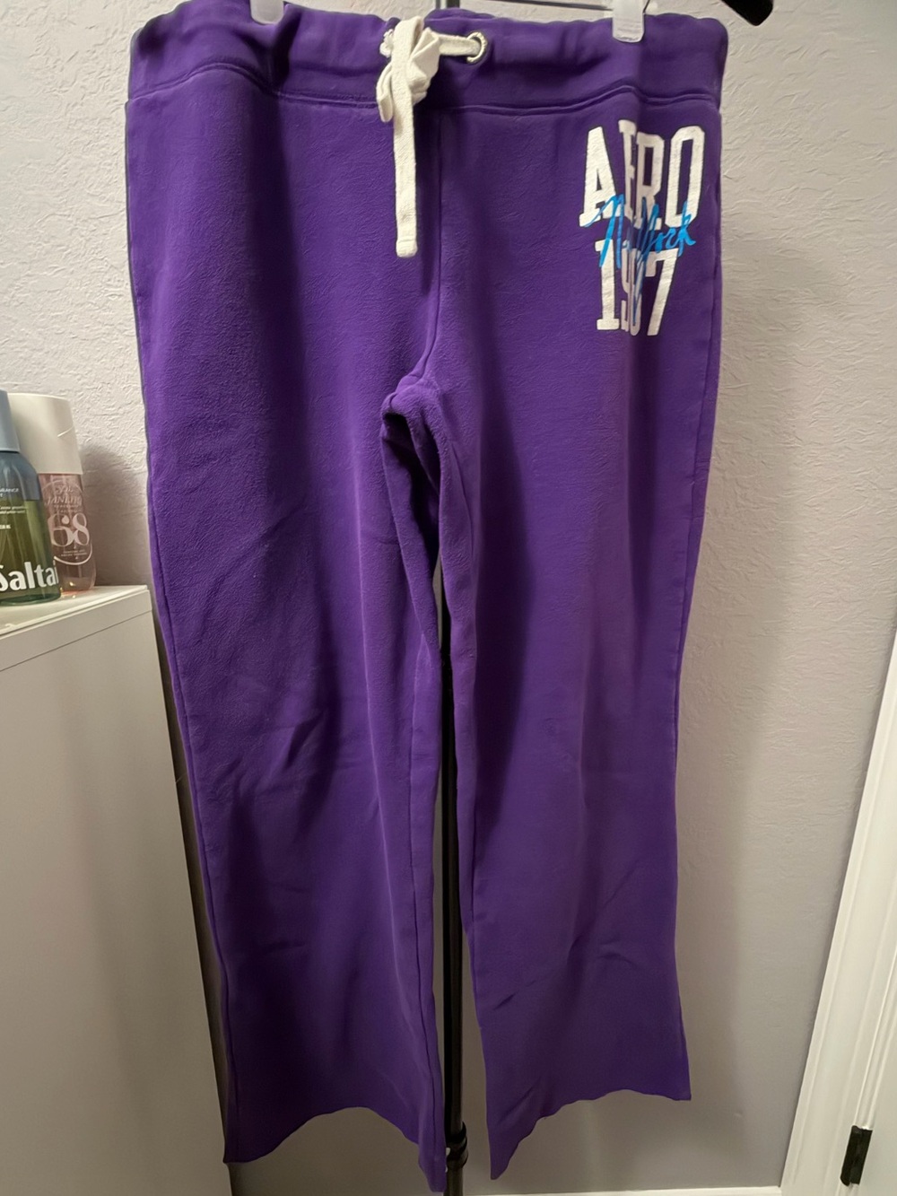 Aeropostale Purple Women Sweatpants with Drawstring